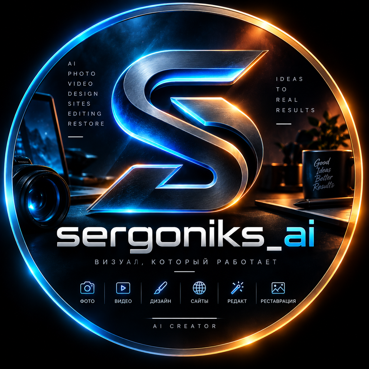 Эмблема SERGONIKS AI